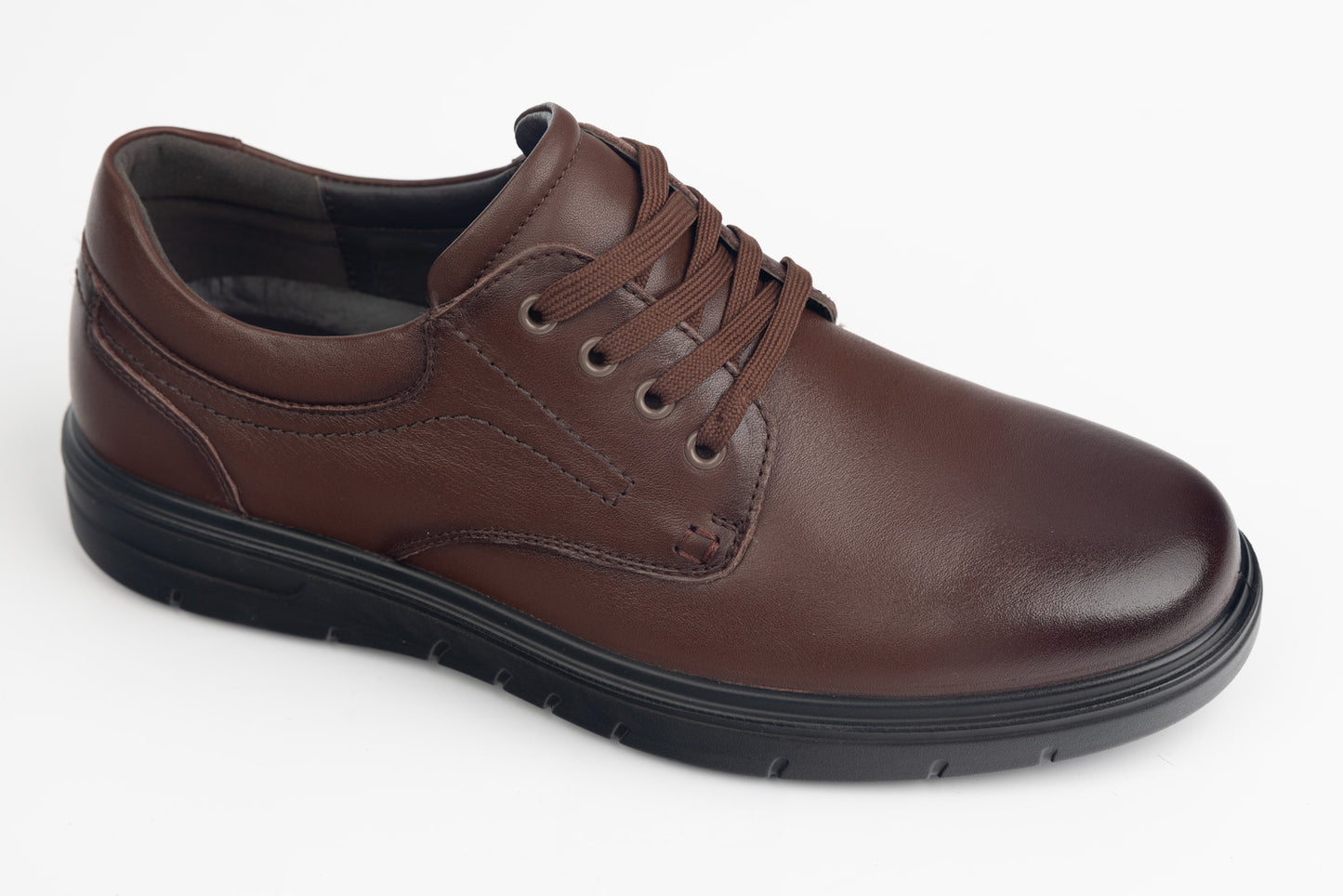 Men's genuine leather shoes JOHAN 8012 Brown