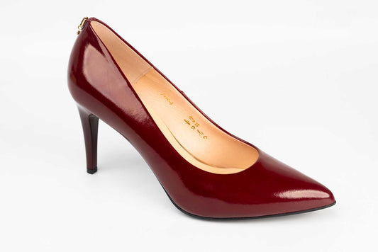 Pantofi dama eleganti piele naturala SALA 7064 Bordo