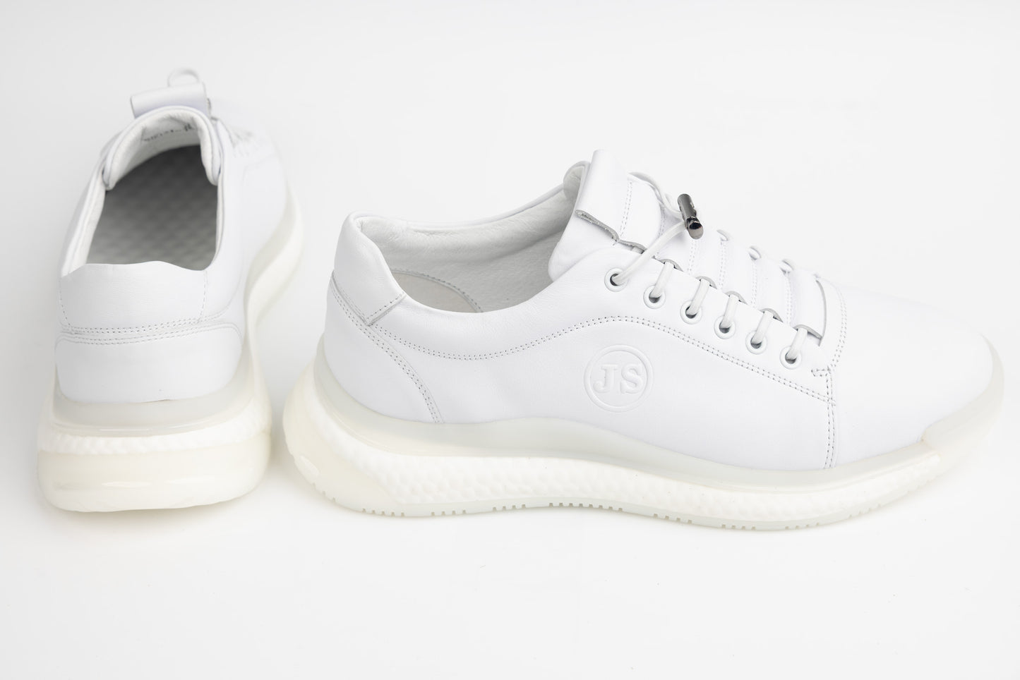 Men's genuine leather shoes JOHAN 8031 ​​White