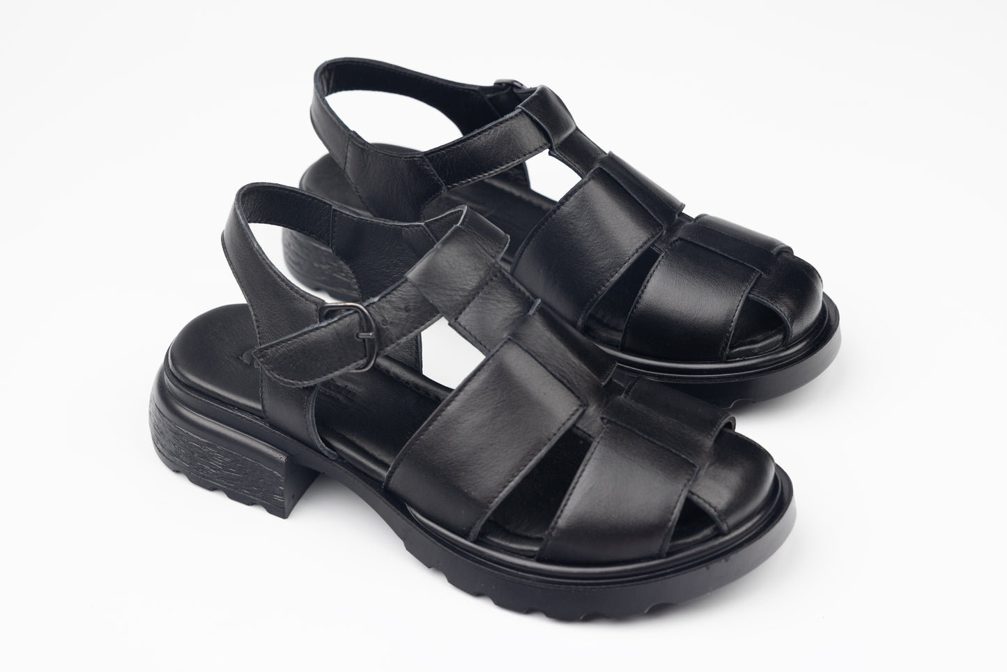 Women's sandals made of natural leather ANNA VIOTI 494 N