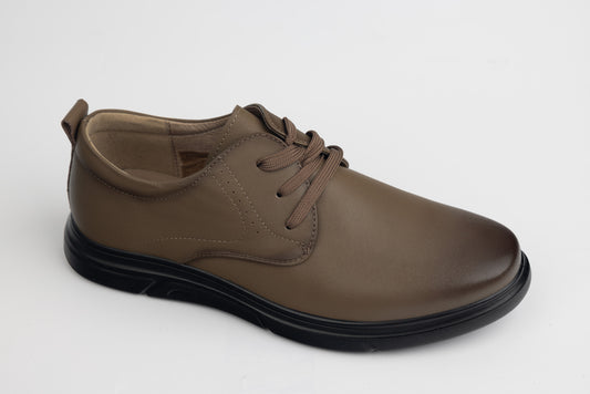 Pantofi bărbați piele naturală JOHAN 405-213 Khaki