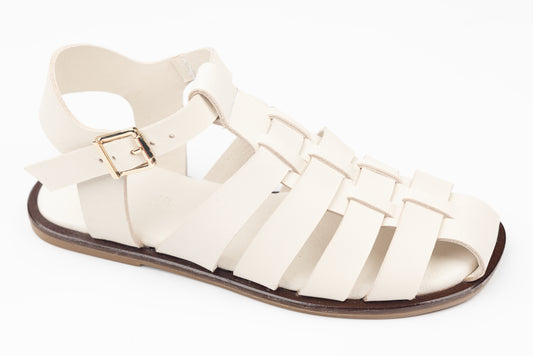 Women's genuine leather sandals ANNA VIOTI 2313 Beige
