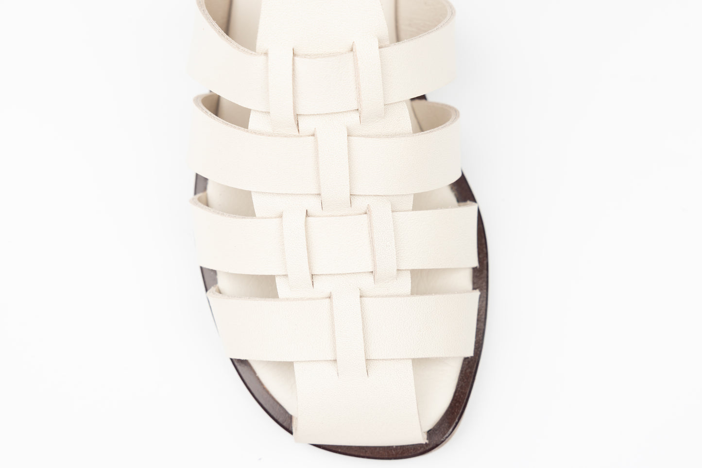 Women's genuine leather sandals ANNA VIOTI 2313 Beige