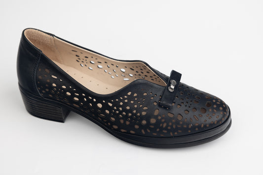 Pantofi dama piele naturală perforata LSD 196 N perf