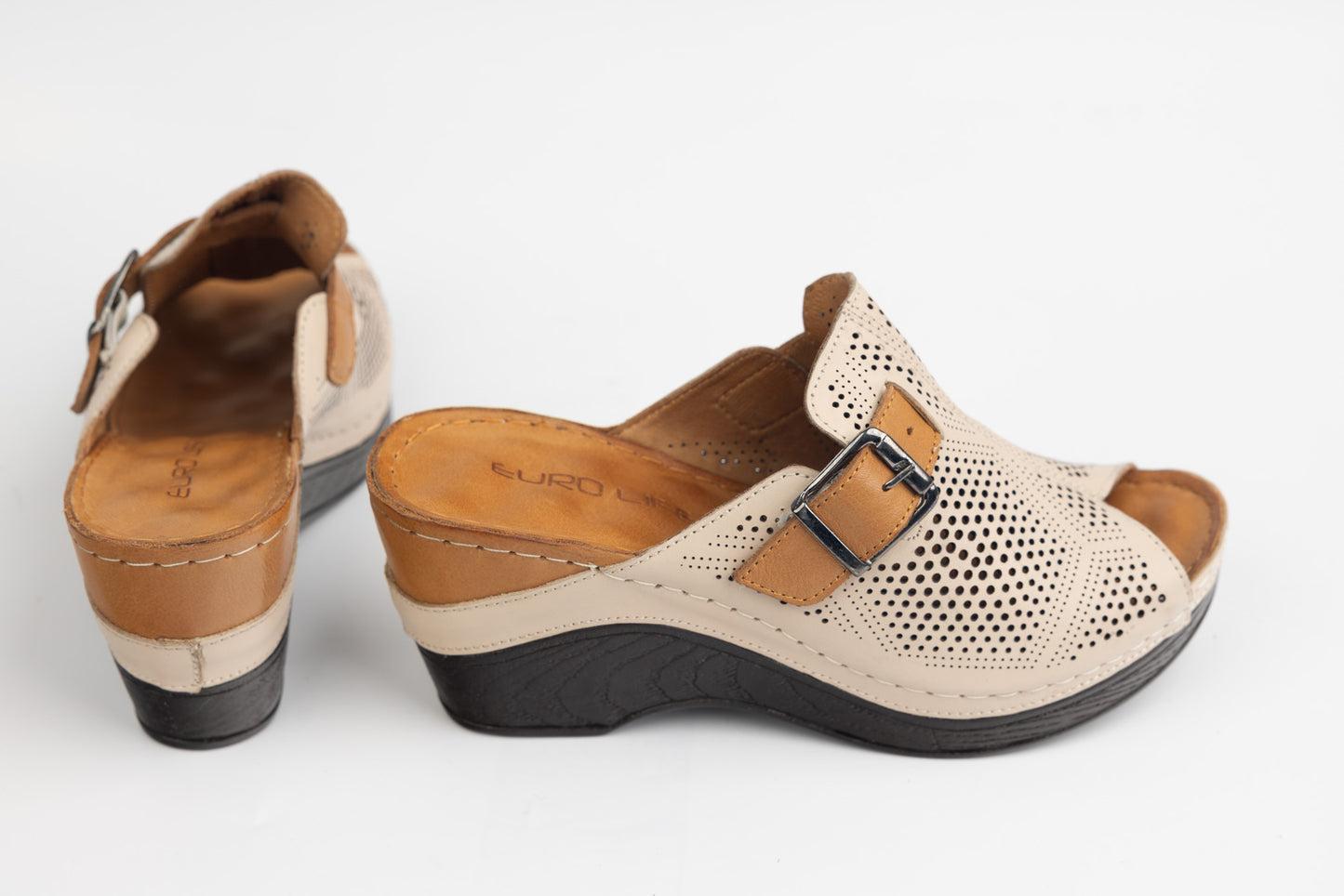 Saboti dama piele naturală LSD 155 Bej