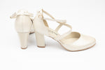 Pantofi dama piele naturala ANTONIO 336 Bej sidef