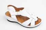 Sandale dama casual piele naturală LSD 509 Alb
