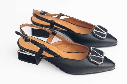 Pantofi dama piele naturală LSD 3771 N box