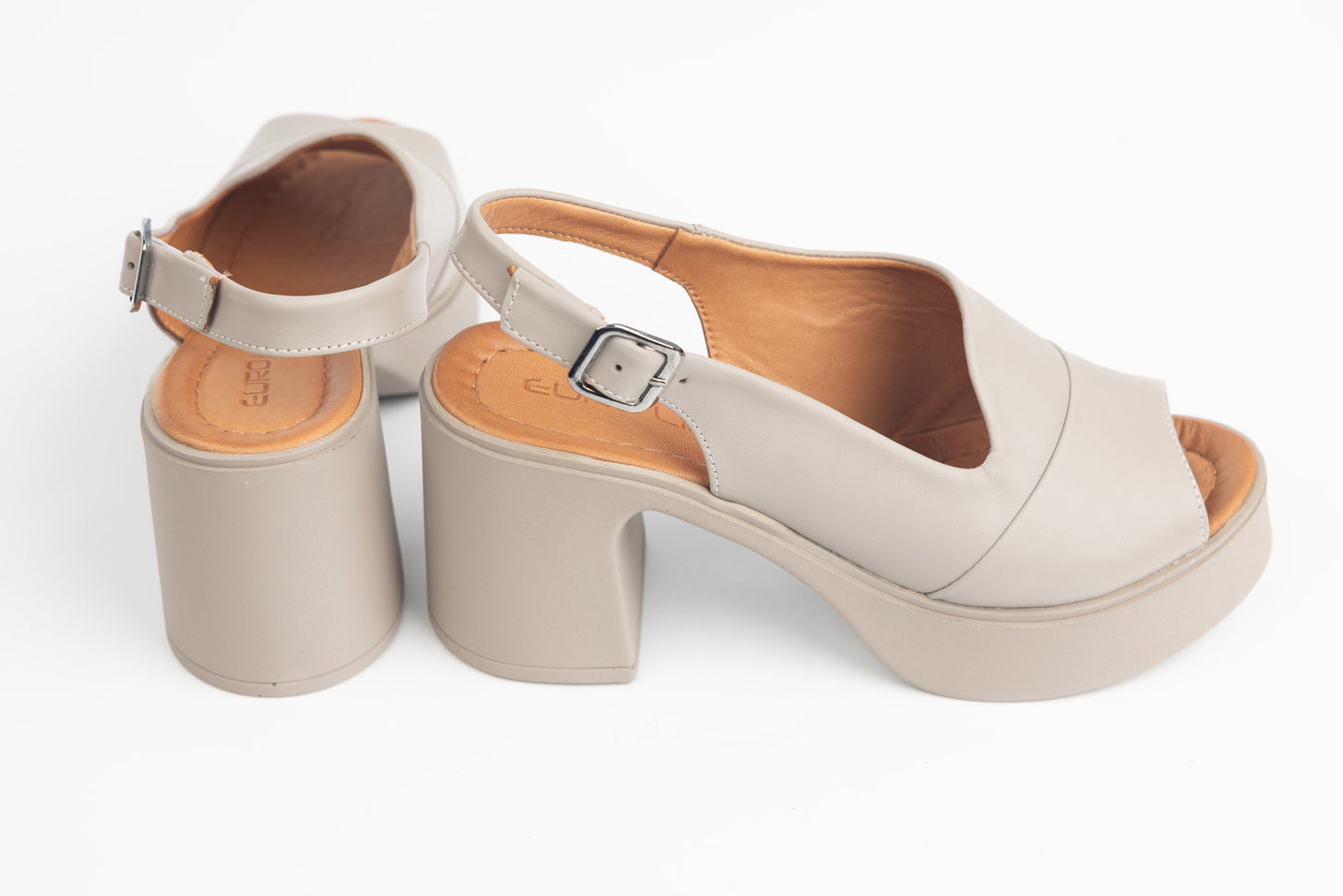 Sandale dama piele naturală LSD 573 Vizon
