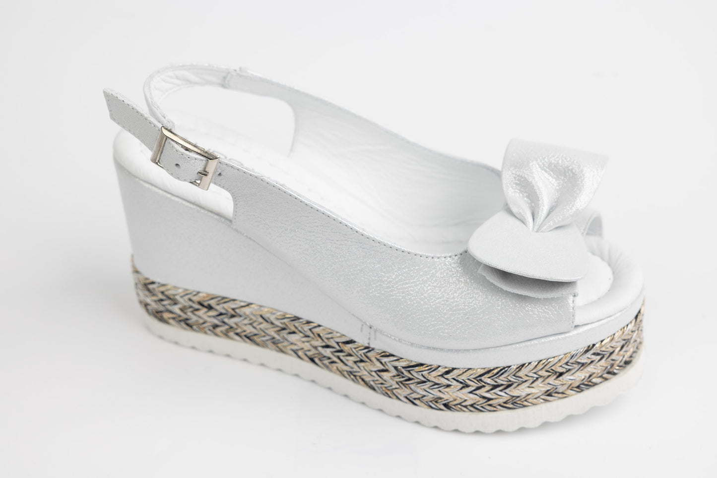 Sandale dama piele naturală LSD 1161 Alb