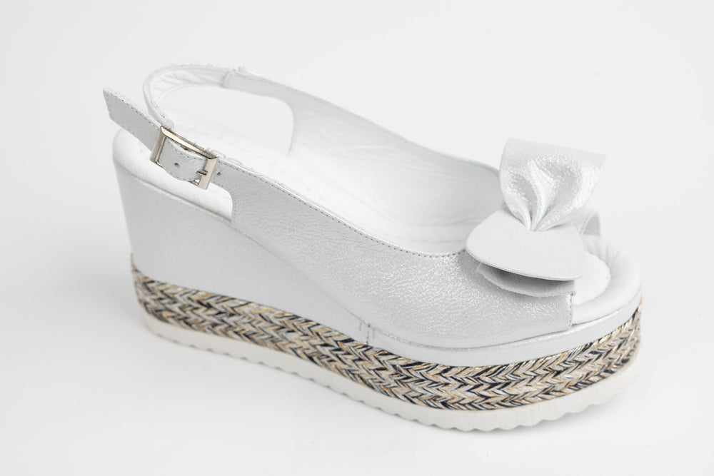 Sandale dama piele naturală LSD 1161 Alb