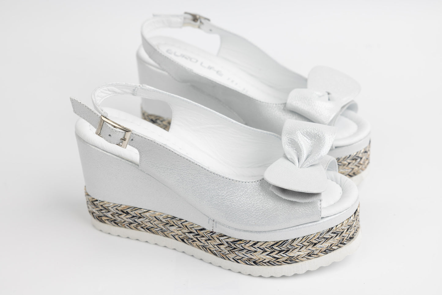 Sandale dama piele naturală LSD 1161 Alb