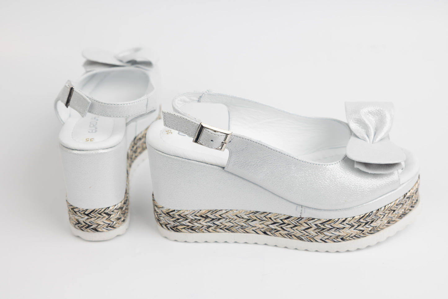 Sandale dama piele naturală LSD 1161 Alb