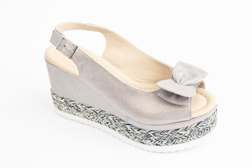 Sandale dama piele naturală ortopedice LSD 1161 Vizon