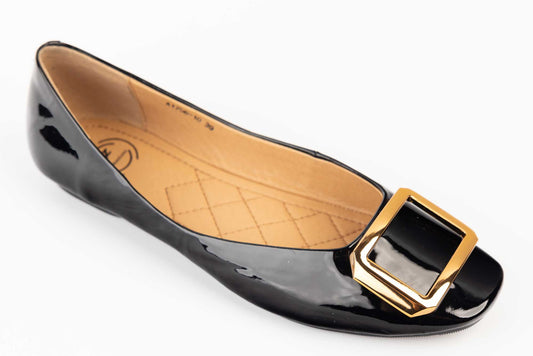 Pantofi dama piele naturală lăcuită FORMAZIONE 1756-10 N lac