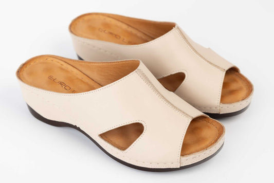 Saboti dama piele naturala LSD 504 Bej