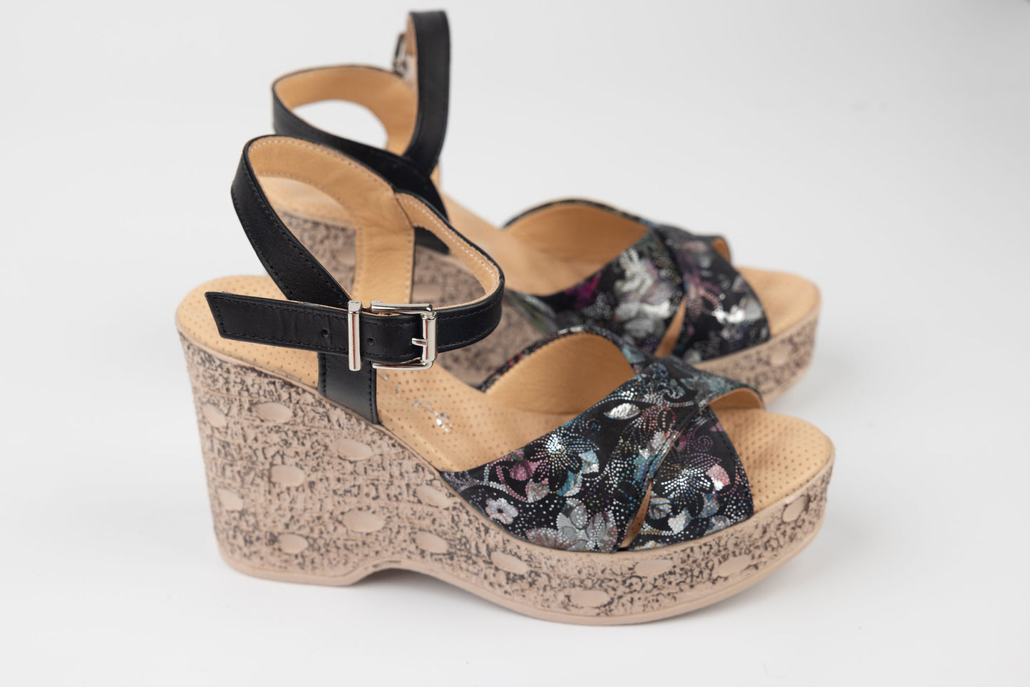 Women's sandals, genuine leather LSD 310 N color