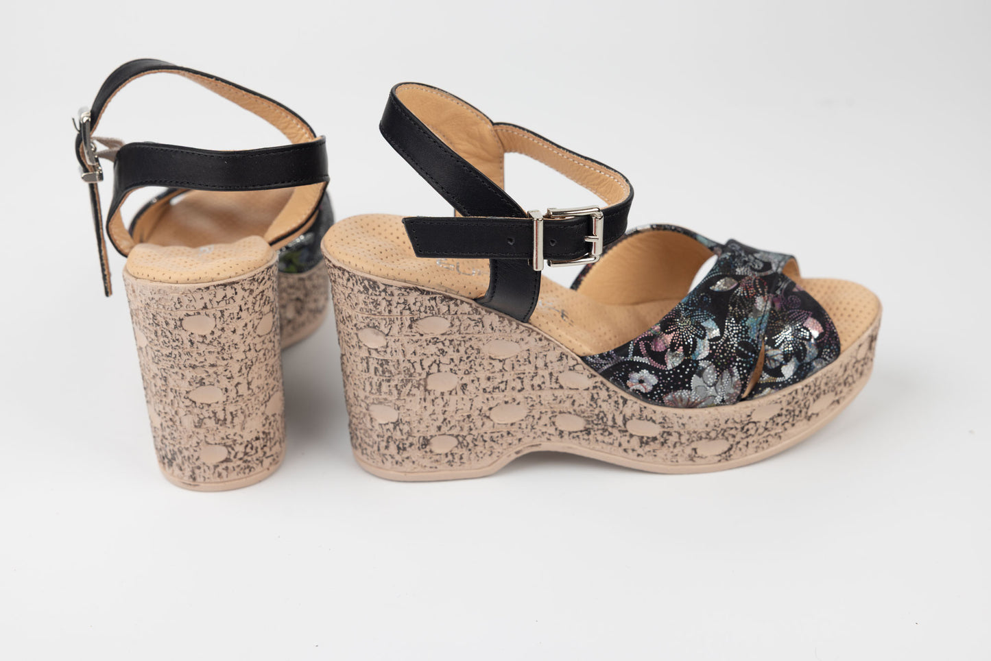 Women's sandals, genuine leather LSD 310 N color