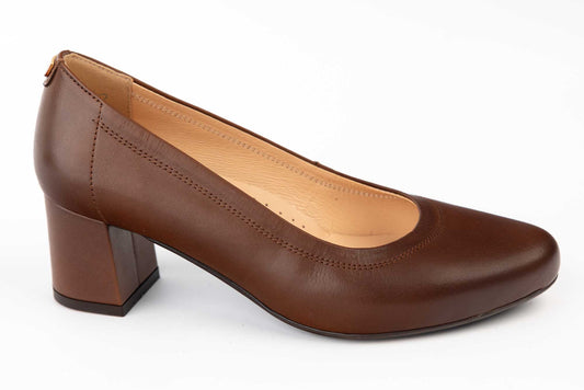 Pantofi dama piele naturală PULSO 1162 Maro XXL