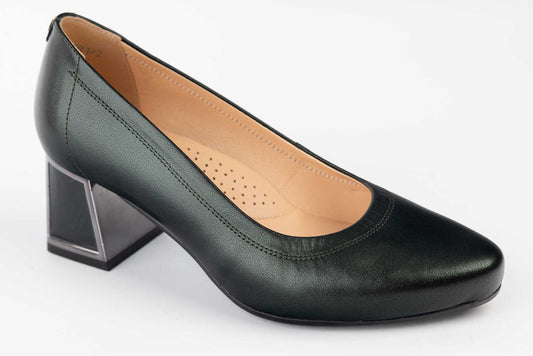 Pantofi dama piele naturală PULSO 1324 Verde XXL