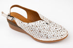Pantofi dama piele naturală talpa ortopedica LSD 642 Alb AU