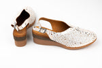 Pantofi dama piele naturală talpa ortopedica LSD 642 Alb AU