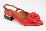 Pantofi dama piele naturală LSD 3770 Roșu