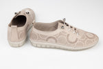 Pantofi dama piele naturală perforata GORETTI 43-01 Bej