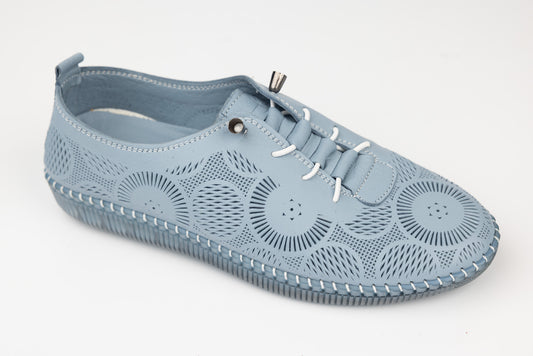 Pantofi dama piele naturală perforata GORETTI 43-01