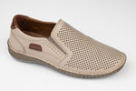 Pantofi piele naturală GORETTI 1-106 Bej perforat
