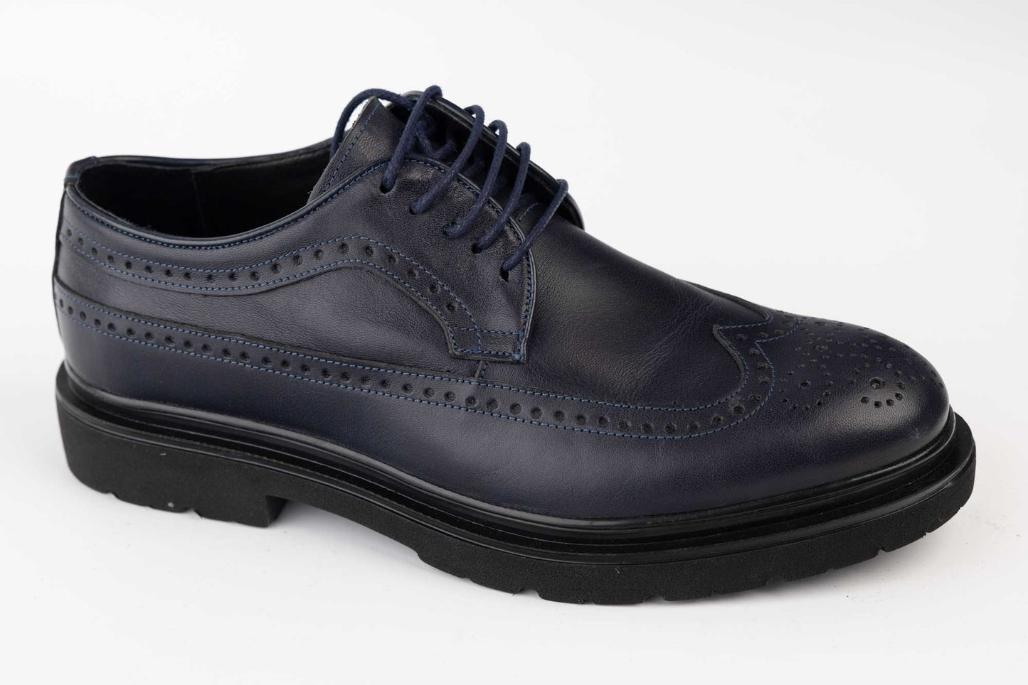 Pantofi barbati casual piele naturala DOGATI 09 Blue