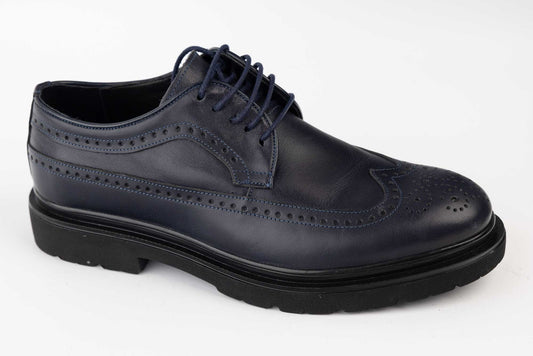 Pantofi barbati casual piele naturala DOGATI 09 Blue