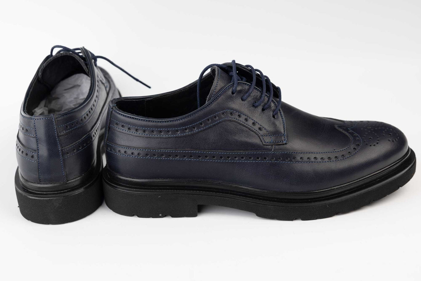 Pantofi barbati casual piele naturala DOGATI 09 Blue