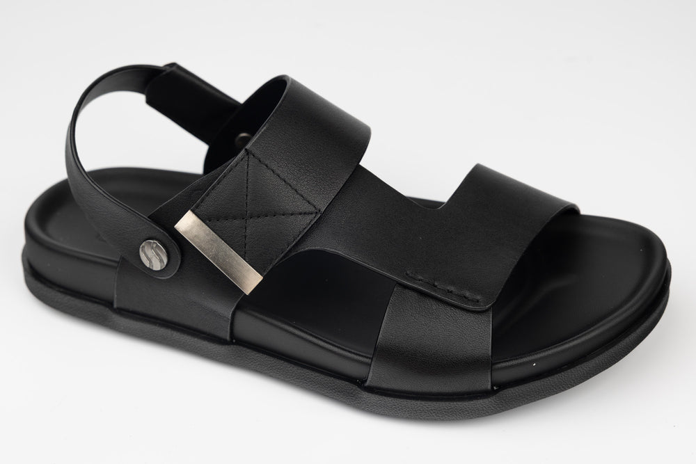Sandale barbati piele naturala MELS 12125 N