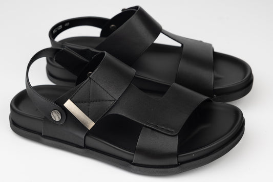 Sandale barbati piele naturala MELS 12125 N