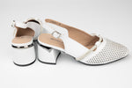 Pantofi dama piele naturală BETINA 31602 Alb