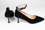 Pantofi dama piele naturală întoarsă BETINA 401 N vel