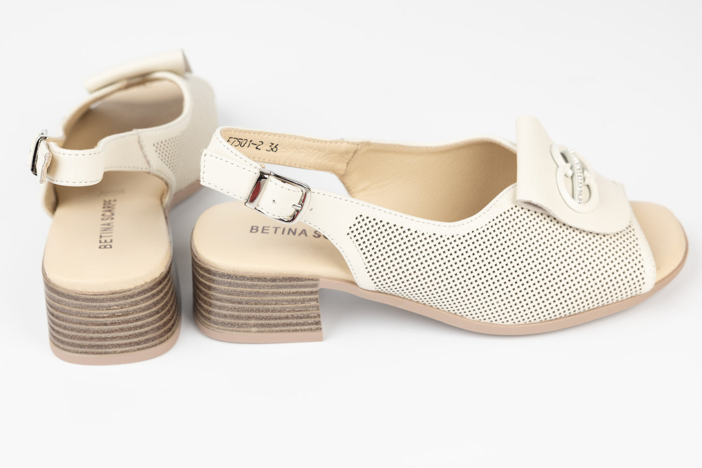 Sandale dama piele naturală BETINA 7501 Bej
