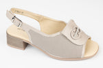 Sandale dama piele naturală BETINA 7501 Taupe