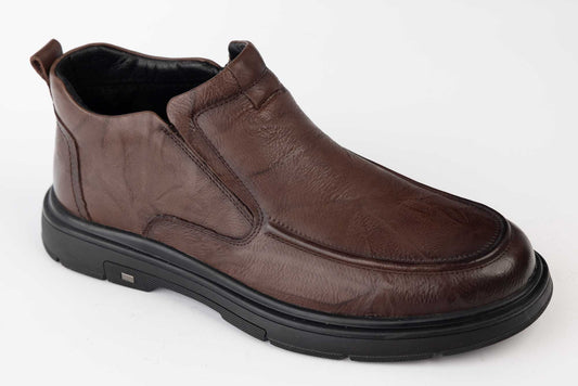 Ghete barbati piele naturală MELS 8901 Maro