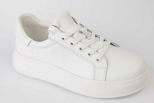 Pantofi unisex piele naturală FRANCO GERARDO 1052 Alb