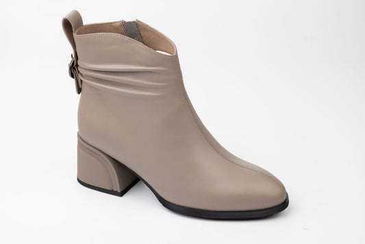 Ghete damă piele naturală BETINA 669 Khaki