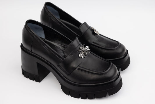 Pantofi dama piele naturala PERLA 3690 N box