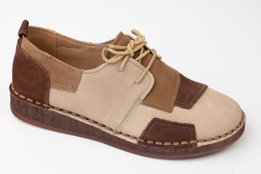 Pantofi damă piele naturală MATSTAR 43233 Bej