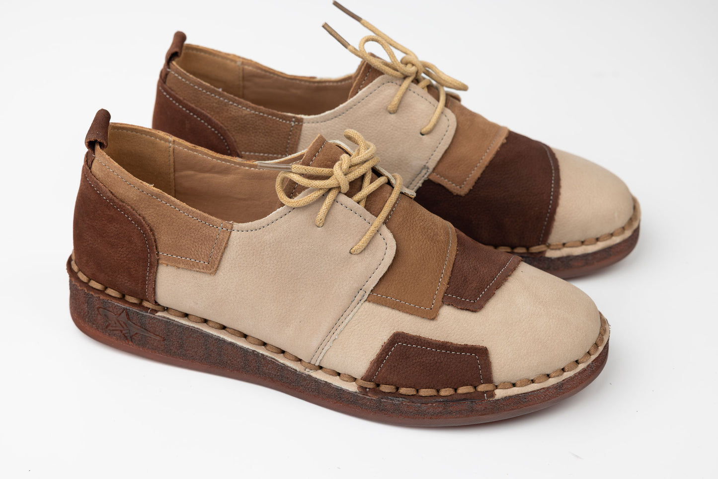 Pantofi damă piele naturală MATSTAR 43233 Bej