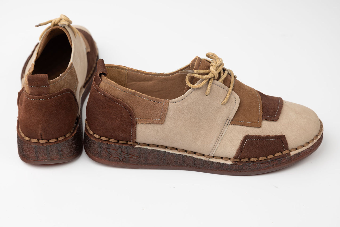 Pantofi damă piele naturală MATSTAR 43233 Bej