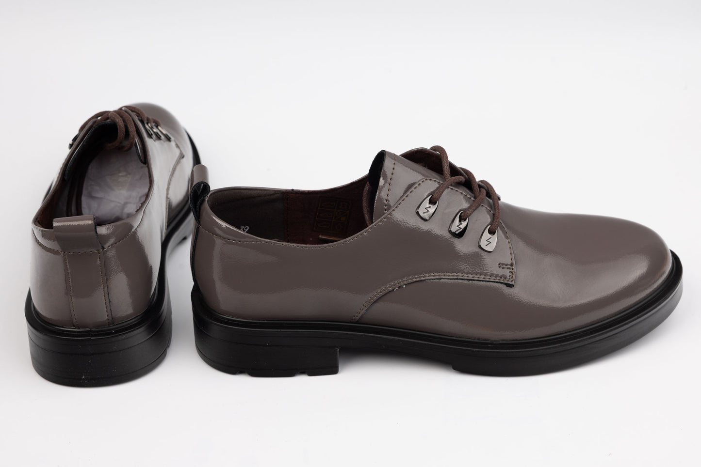 women's shoes FORMAZIONE 1227-10 GREY LACQUER