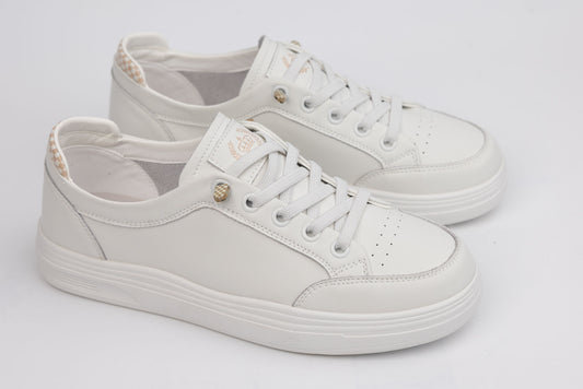 Pantofi dama sport FRANCO GERARDO 229980 ALB APRICOT