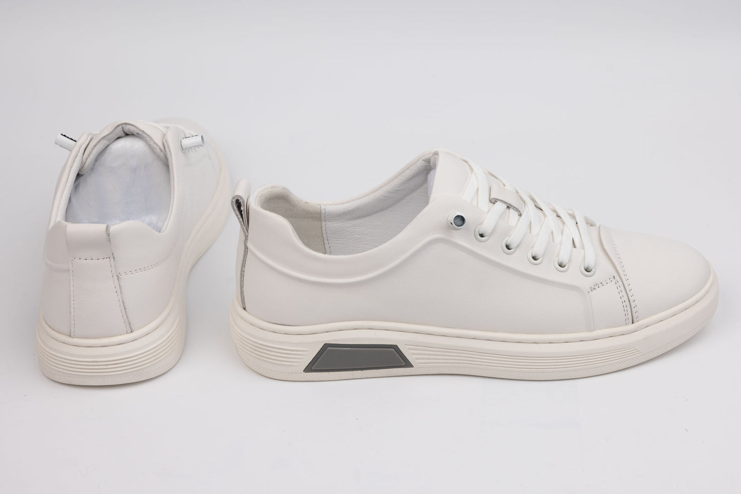 Genuine leather sports shoes FRANCO GERARDO 830555 White (unisex)