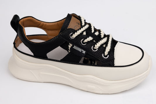 Pantofi dama piele naturala FRANCO GERARDO 208 N perforat